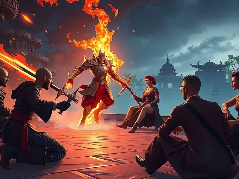 Blazing Edge Ruler Game Screenshot